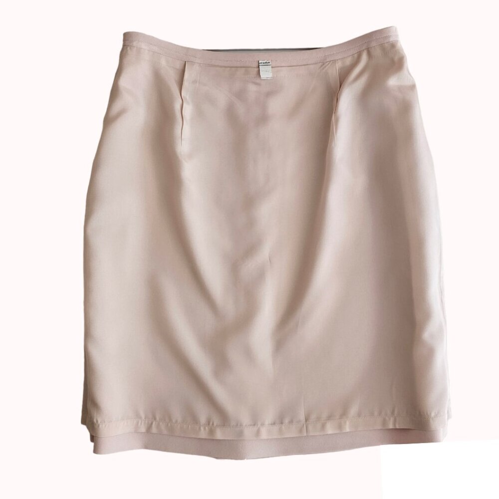 Petite Sophisticate Vintage Pencil Suit Skirt | Pre-Loved | 4P | Powder Pink - Picture 10 of 16